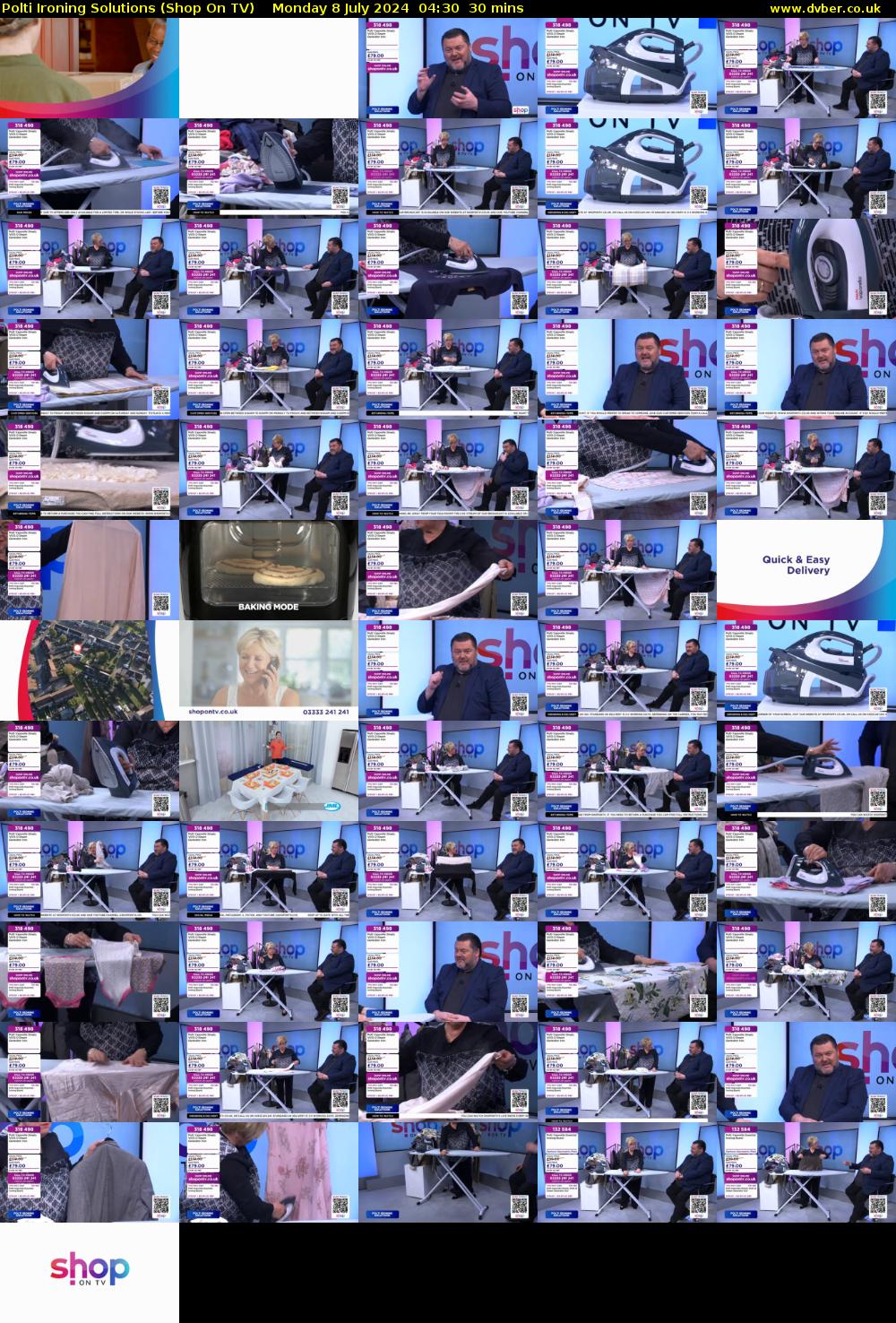 Polti Ironing Solutions (Shop On TV) Monday 8 July 2024 04:30 - 05:00