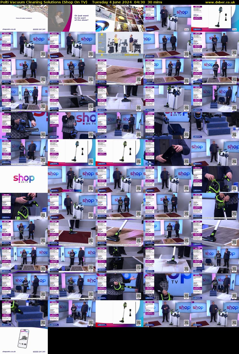 Polti Vacuum Cleaning Solutions (Shop On TV) Tuesday 4 June 2024 04:30 - 05:00