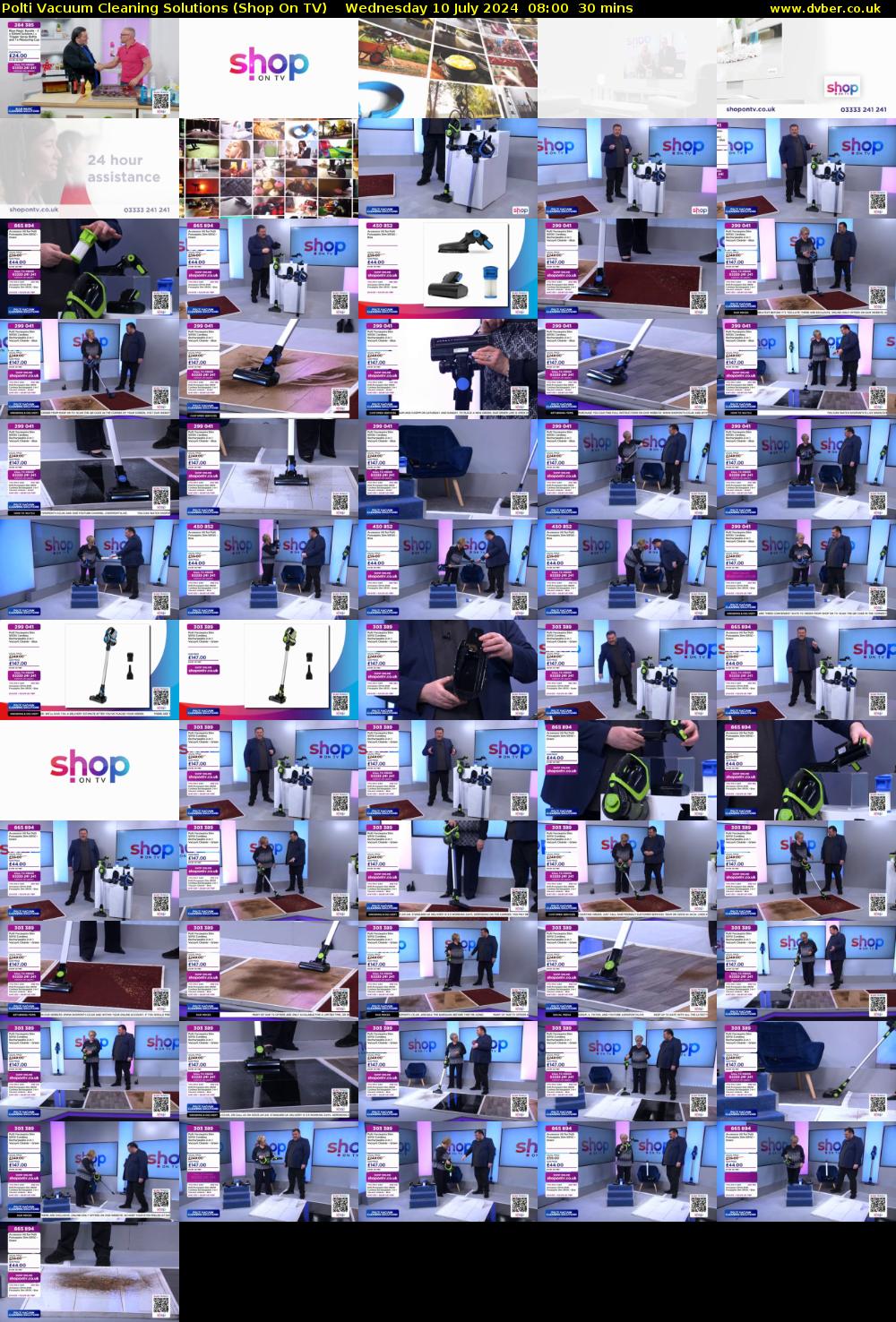 Polti Vacuum Cleaning Solutions (Shop On TV) Wednesday 10 July 2024 08:00 - 08:30