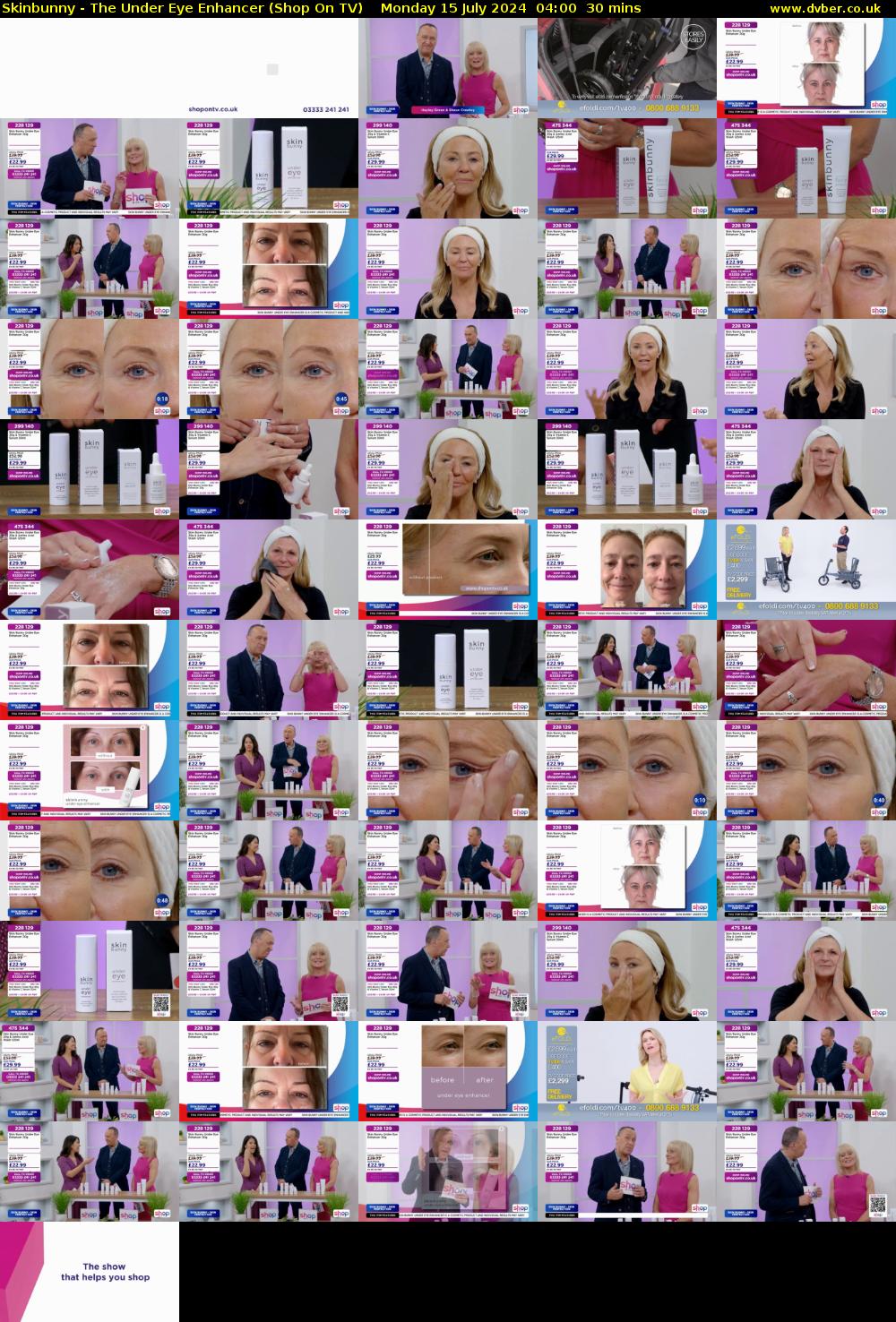 Skinbunny - The Under Eye Enhancer (Shop On TV) Monday 15 July 2024 04:00 - 04:30