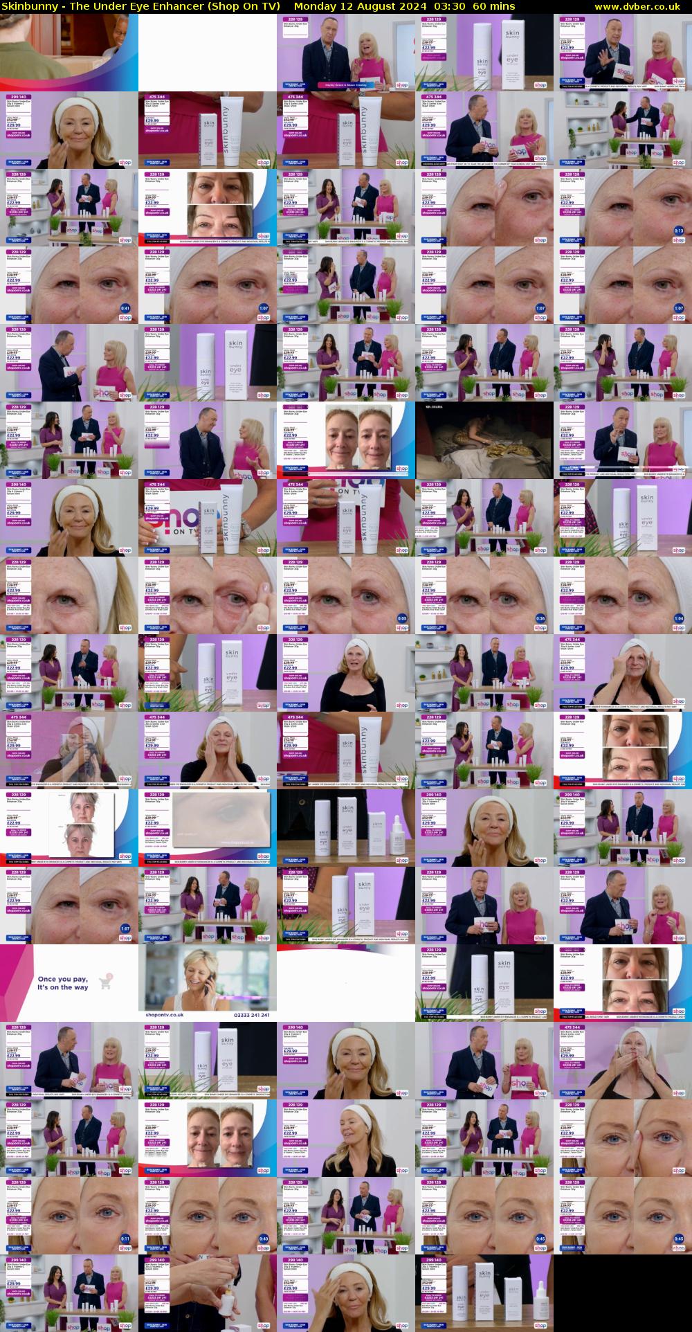 Skinbunny - The Under Eye Enhancer (Shop On TV) Monday 12 August 2024 03:30 - 04:30