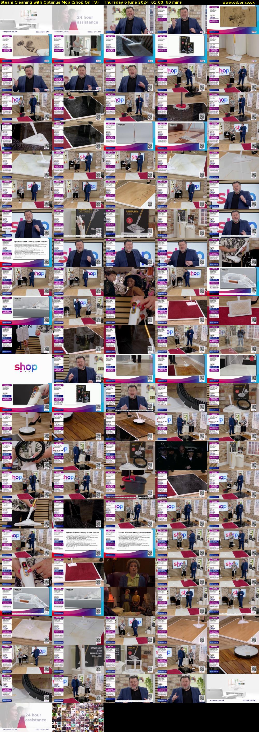 Steam Cleaning with Optimus Mop (Shop On TV) Thursday 6 June 2024 01:00 - 02:00