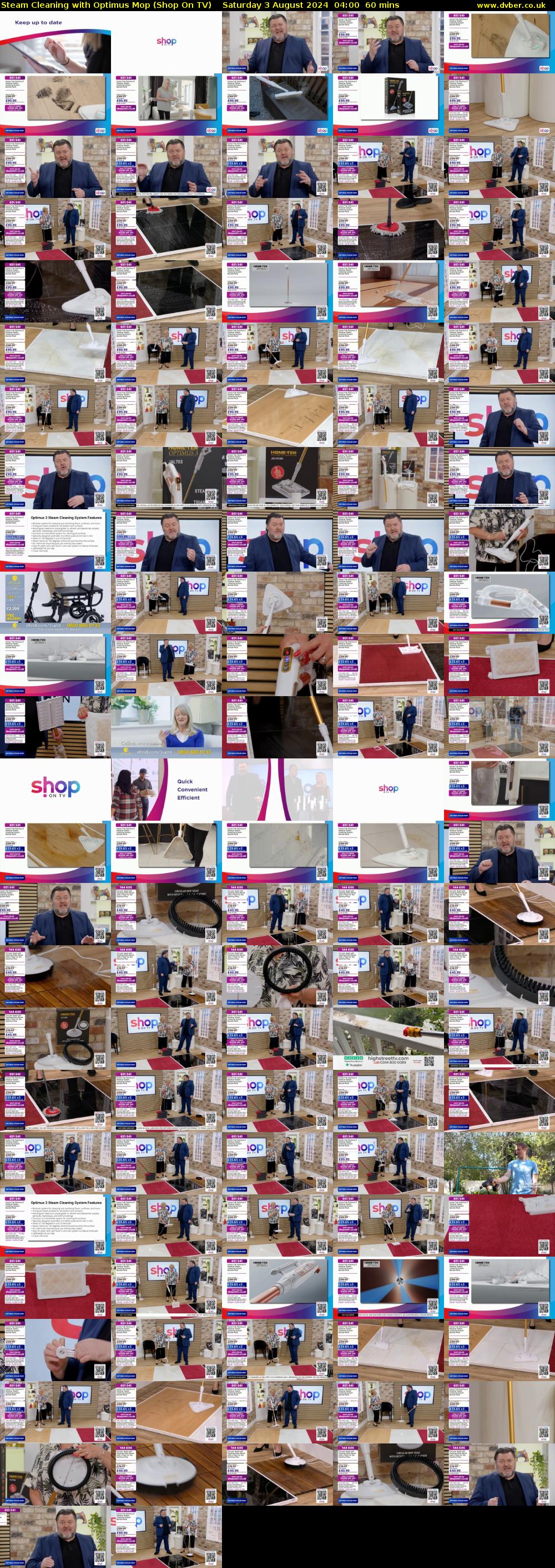 Steam Cleaning with Optimus Mop (Shop On TV) Saturday 3 August 2024 04:00 - 05:00