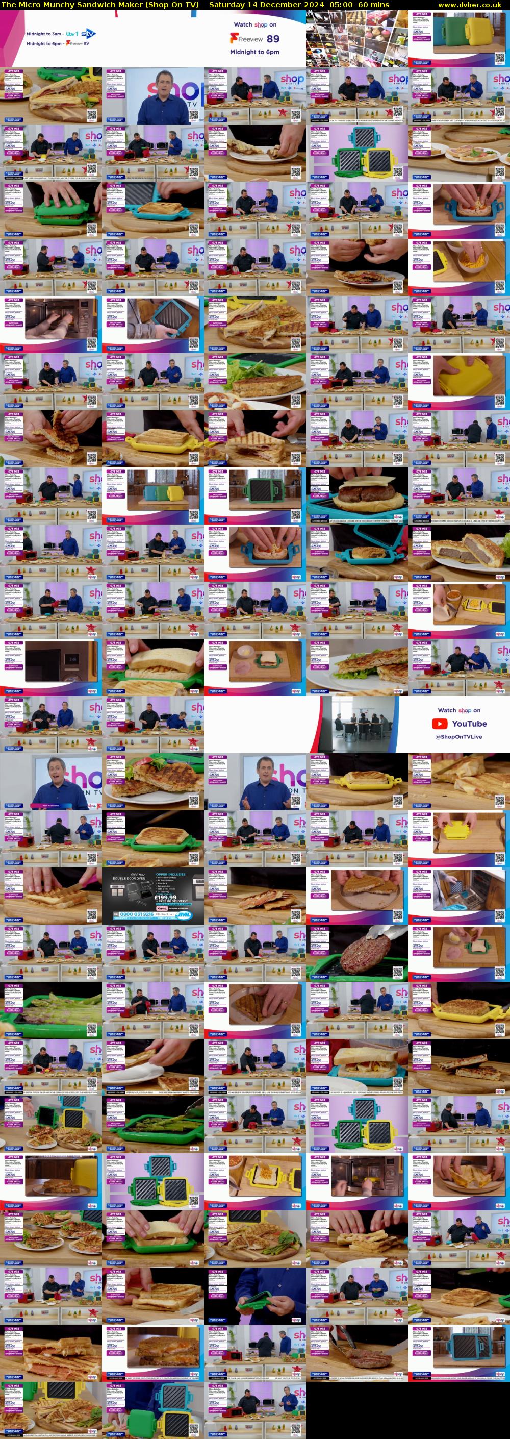 The Micro Munchy Sandwich Maker (Shop On TV) Saturday 14 December 2024 05:00 - 06:00