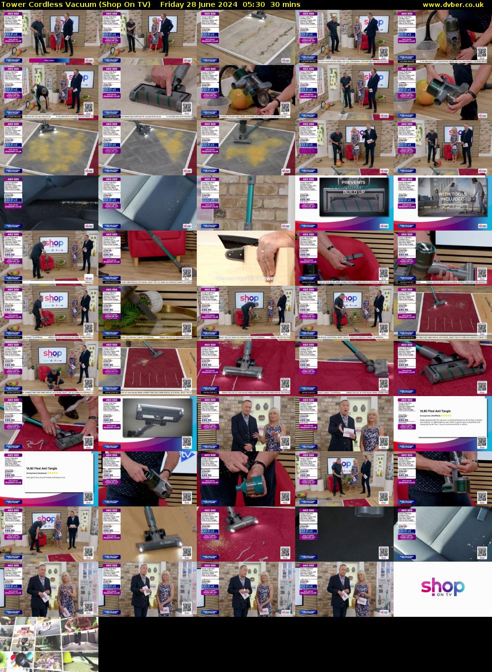 Tower Cordless Vacuum (Shop On TV) Friday 28 June 2024 05:30 - 06:00