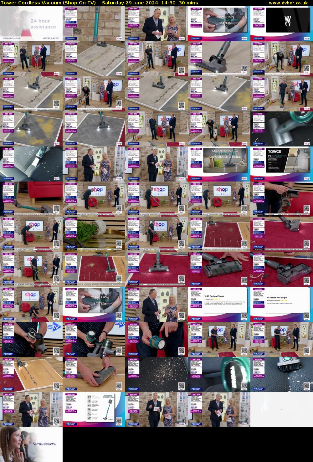 Tower Cordless Vacuum (Shop On TV) Saturday 29 June 2024 14:30 - 15:00