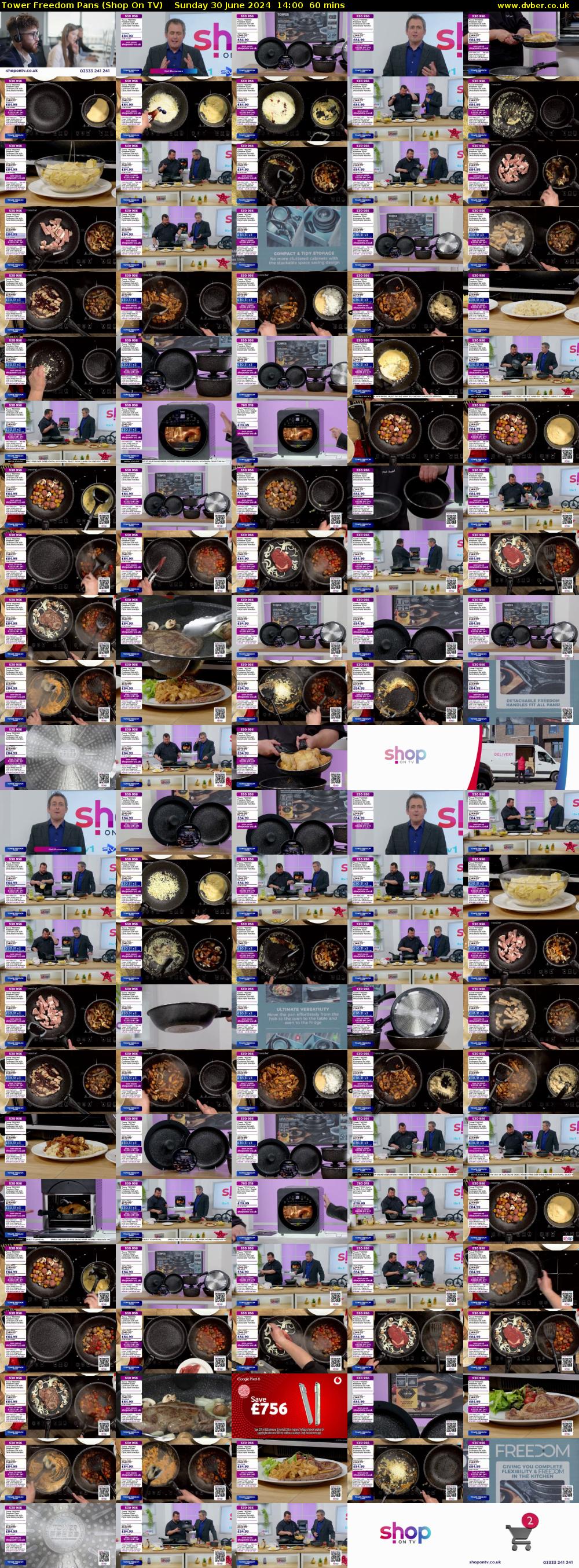 Tower Freedom Pans (Shop On TV) Sunday 30 June 2024 14:00 - 15:00
