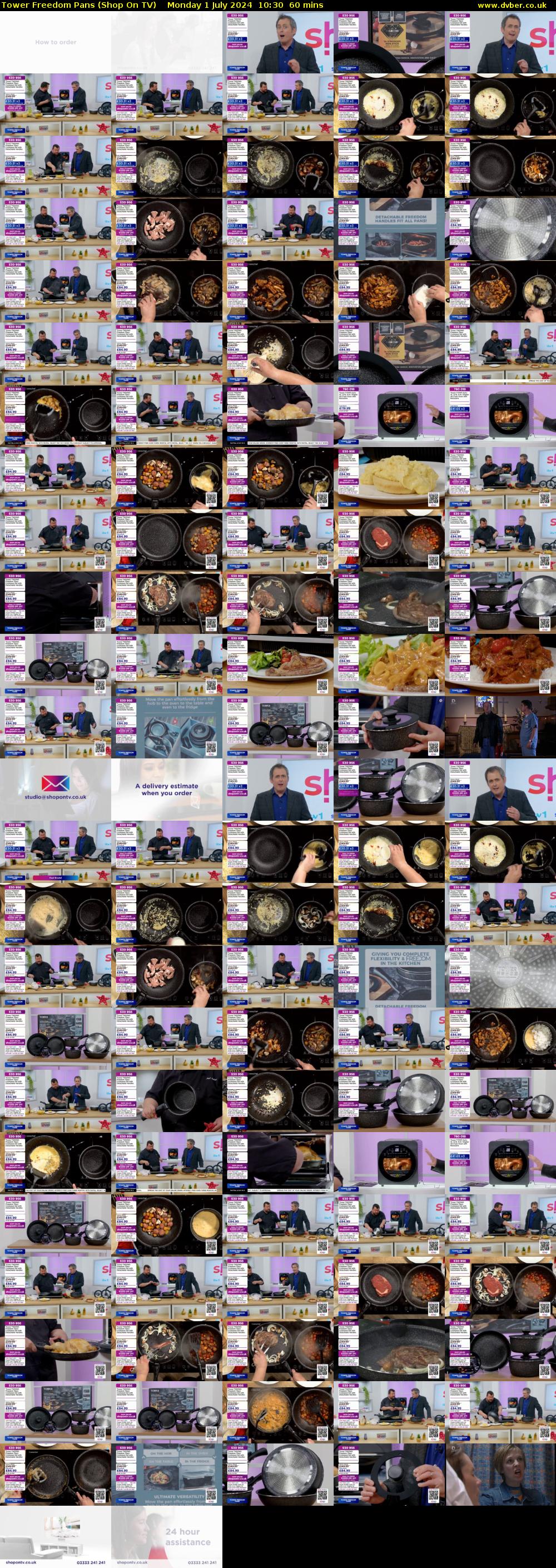Tower Freedom Pans (Shop On TV) Monday 1 July 2024 10:30 - 11:30