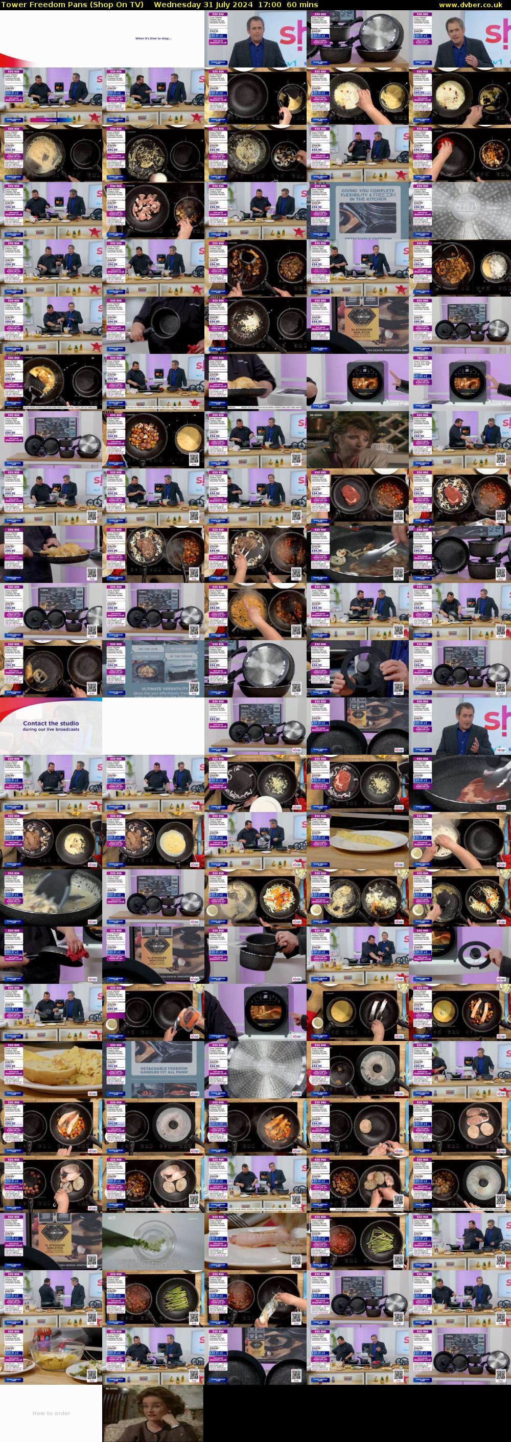 Tower Freedom Pans (Shop On TV) Wednesday 31 July 2024 17:00 - 18:00