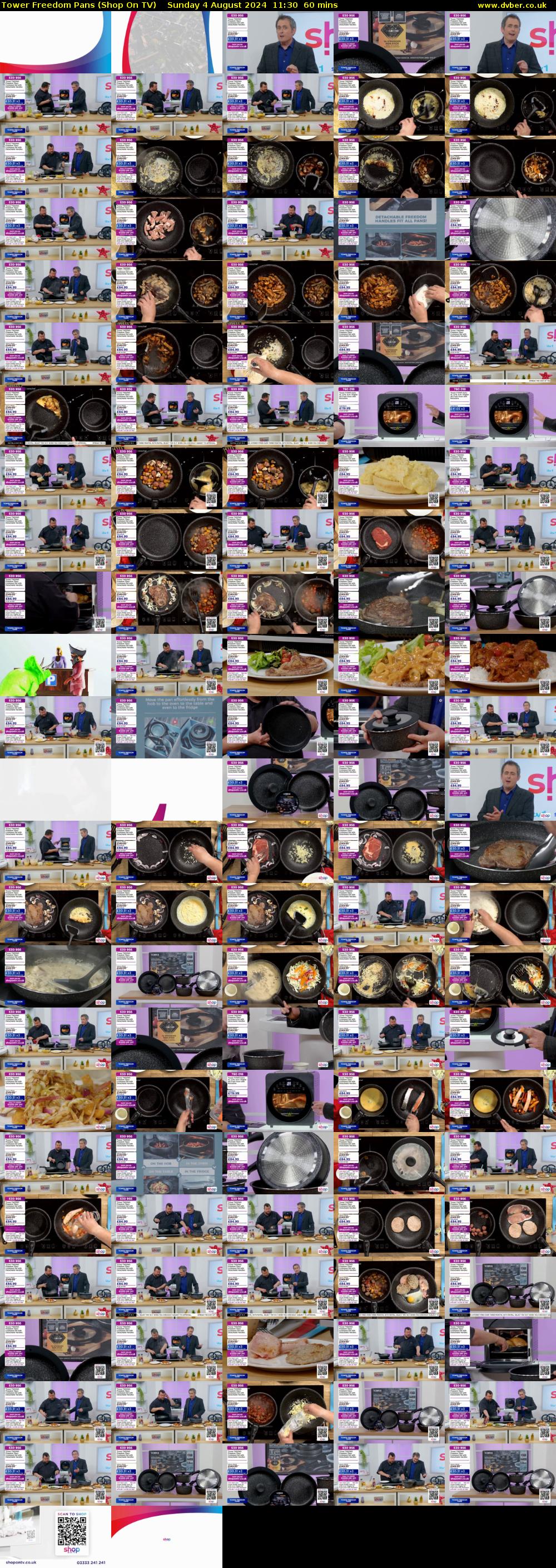 Tower Freedom Pans (Shop On TV) Sunday 4 August 2024 11:30 - 12:30
