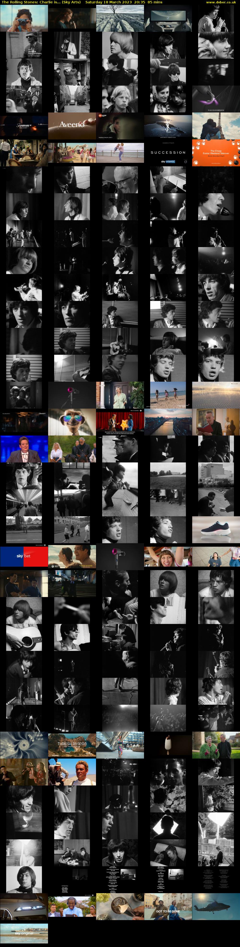  The Rolling Stones: Charlie is... (Sky Arts) Saturday 18 March 2023 20:35 - 22:00