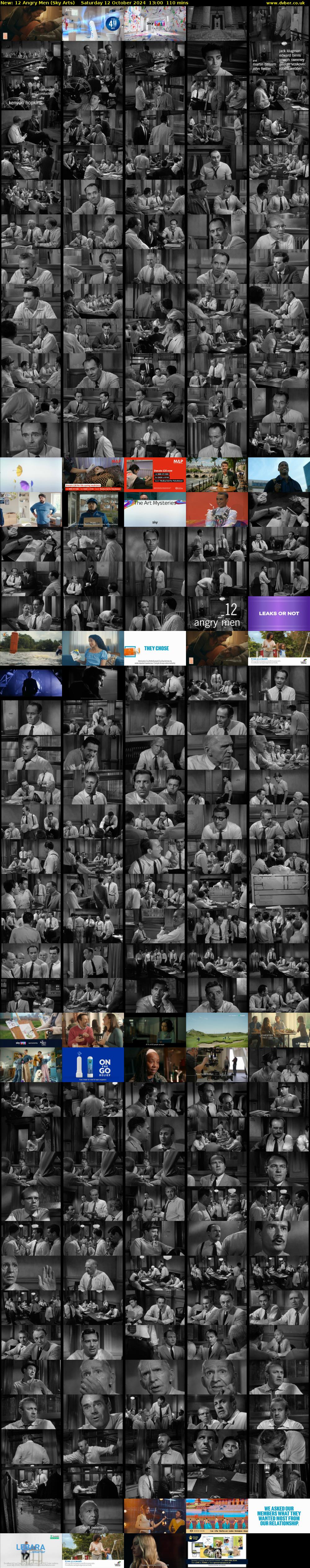 12 Angry Men (Sky Arts) Saturday 12 October 2024 13:00 - 14:50