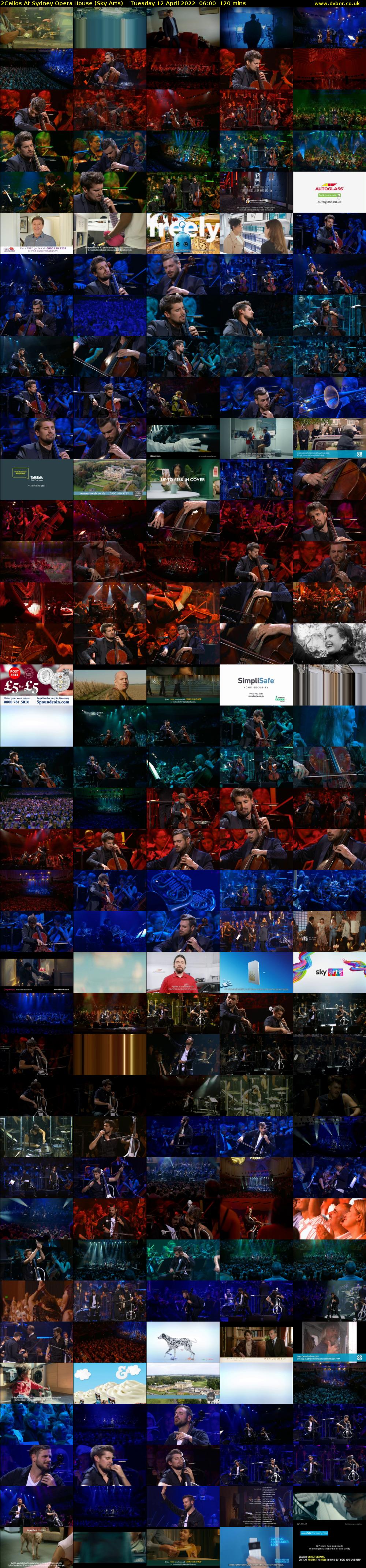 2Cellos At Sydney Opera House (Sky Arts) Tuesday 12 April 2022 06:00 - 08:00