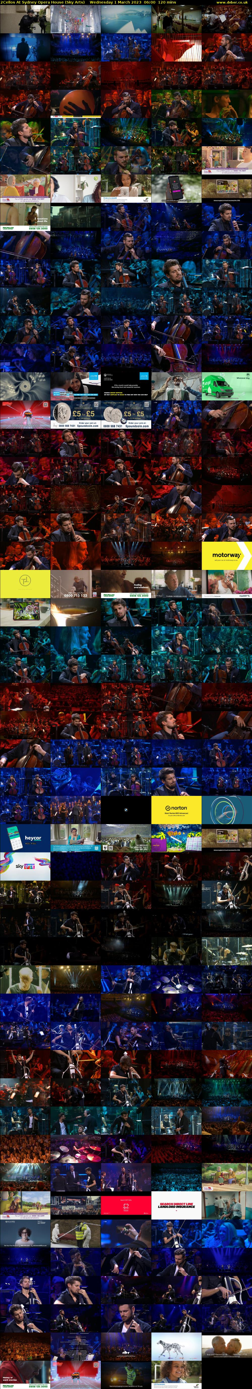 2Cellos At Sydney Opera House (Sky Arts) Wednesday 1 March 2023 06:00 - 08:00