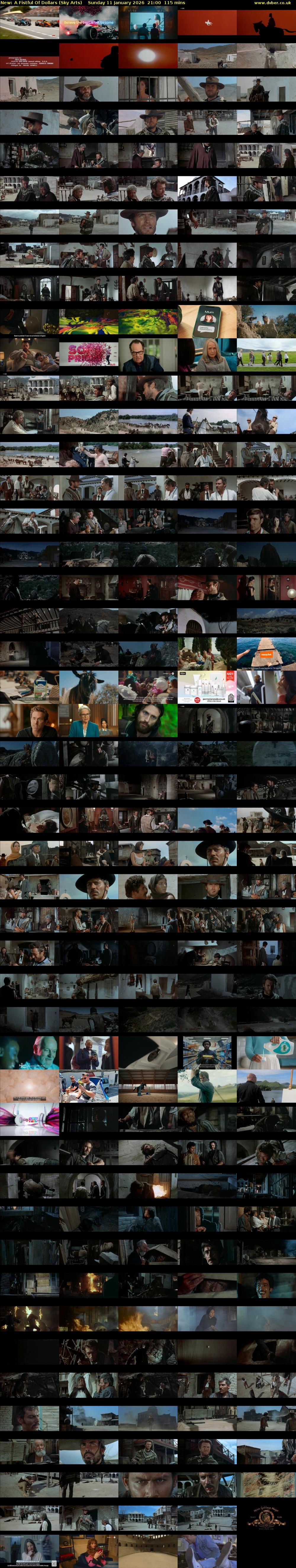 A Fistful Of Dollars (Sky Arts) Sunday 11 January 2026 21:00 - 22:55