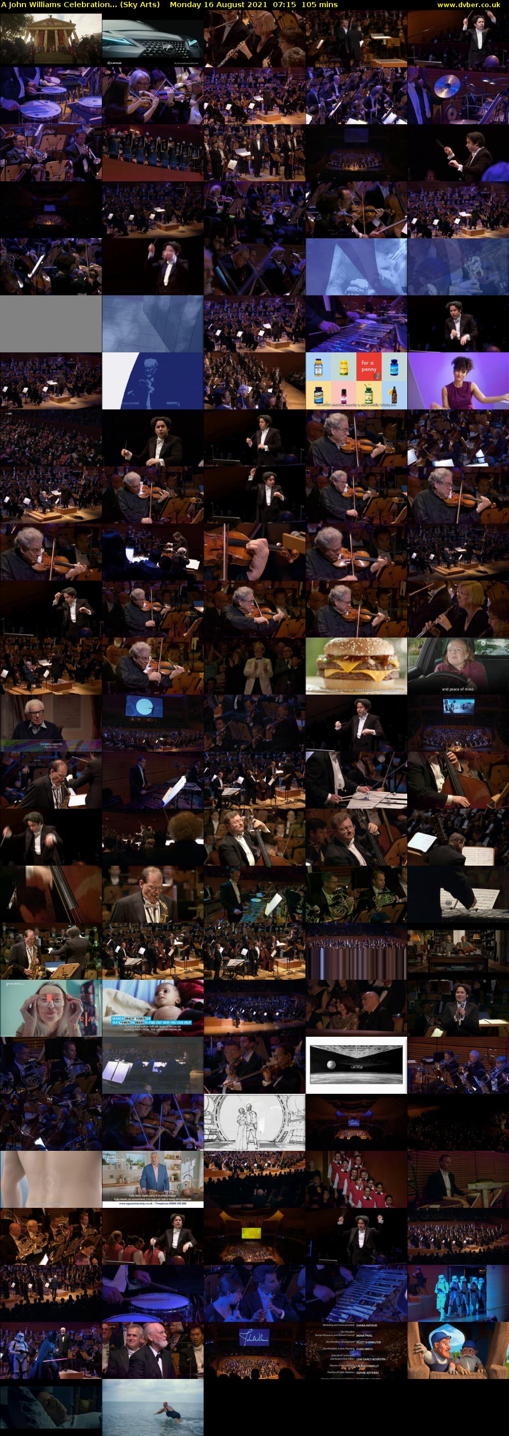 A John Williams Celebration... (Sky Arts) Monday 16 August 2021 07:15 - 09:00