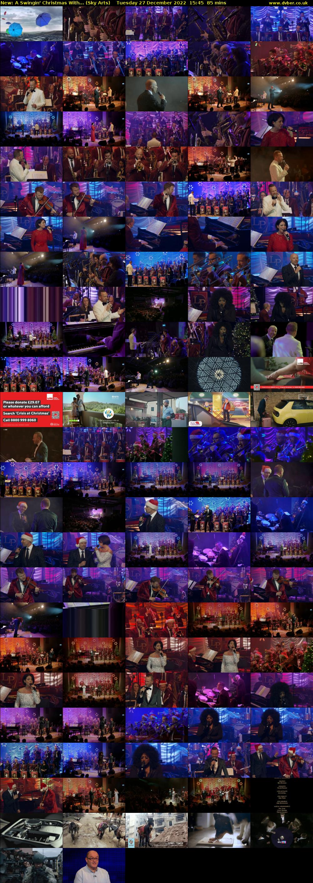 A Swingin' Christmas With... (Sky Arts) Tuesday 27 December 2022 15:45 - 17:10