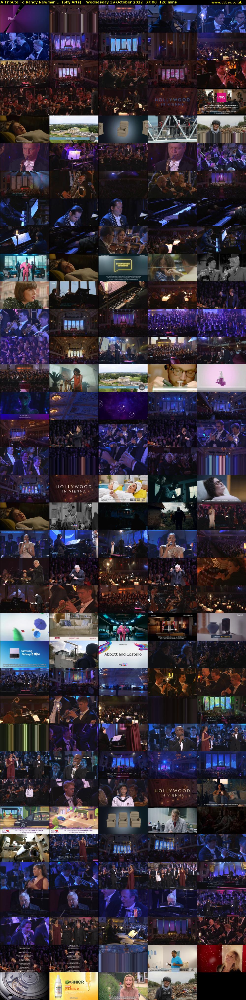 A Tribute To Randy Newman:... (Sky Arts) Wednesday 19 October 2022 07:00 - 09:00