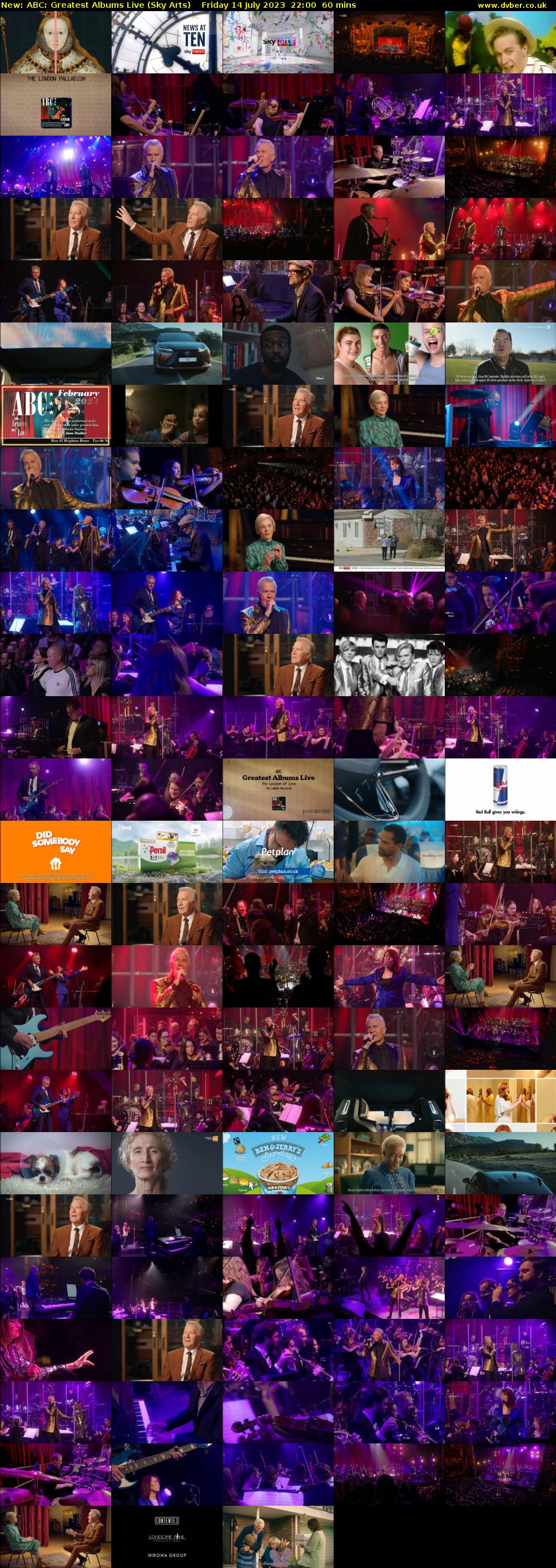 ABC: Greatest Albums Live (Sky Arts) Friday 14 July 2023 22:00 - 23:00