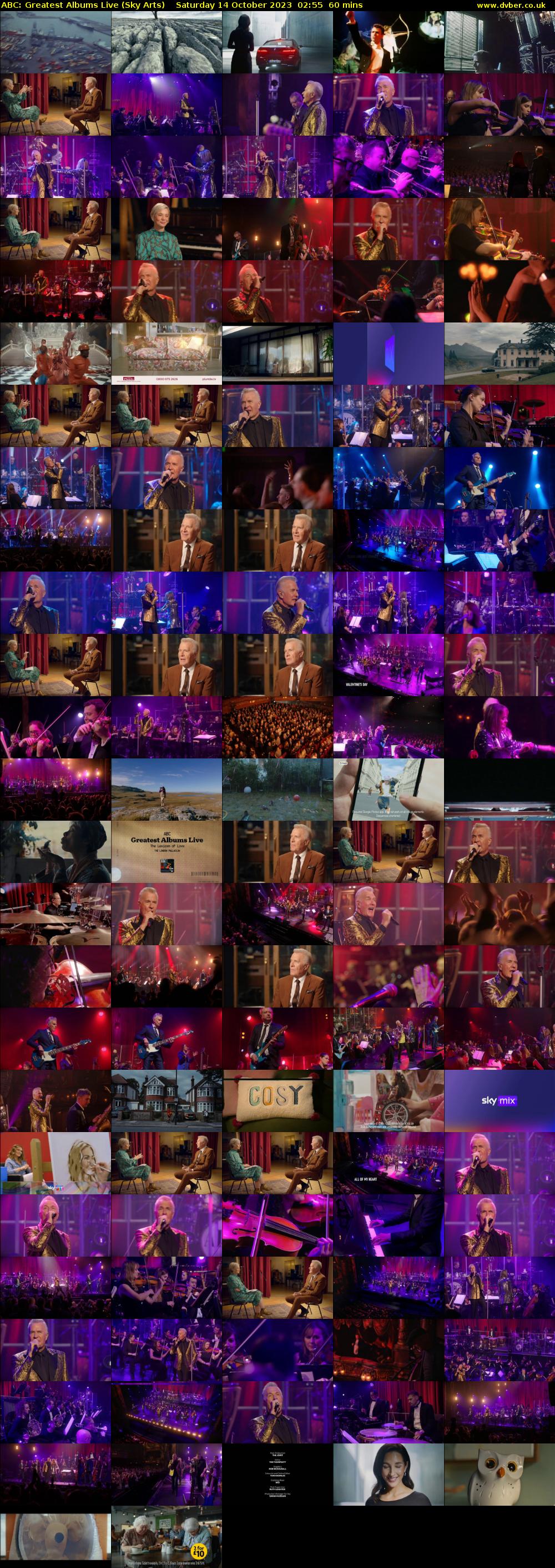 ABC: Greatest Albums Live (Sky Arts) Saturday 14 October 2023 02:55 - 03:55