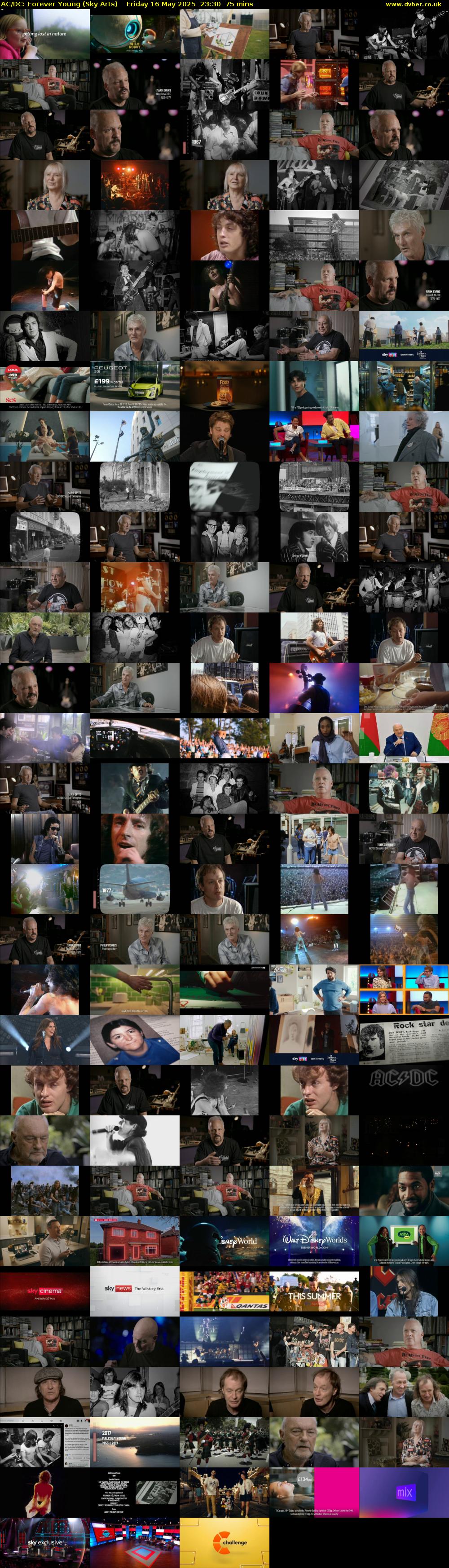 AC/DC: Forever Young (Sky Arts) Friday 16 May 2025 23:30 - 00:45