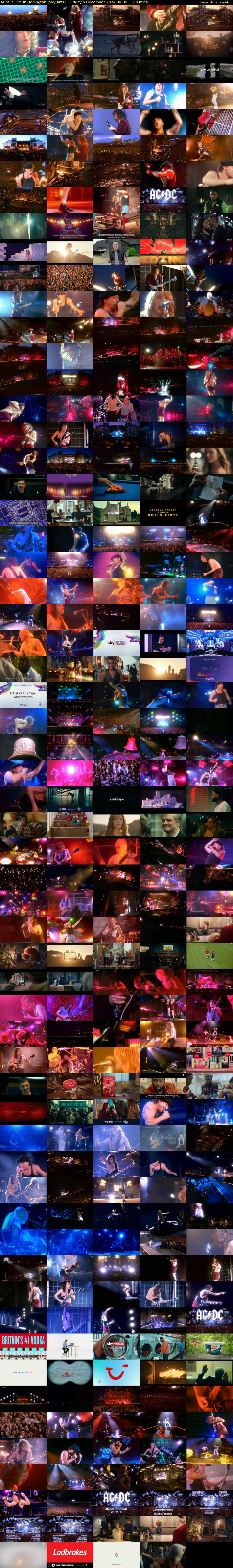 AC/DC: Live in Donington (Sky Arts) Friday 6 December 2024 00:00 - 02:40