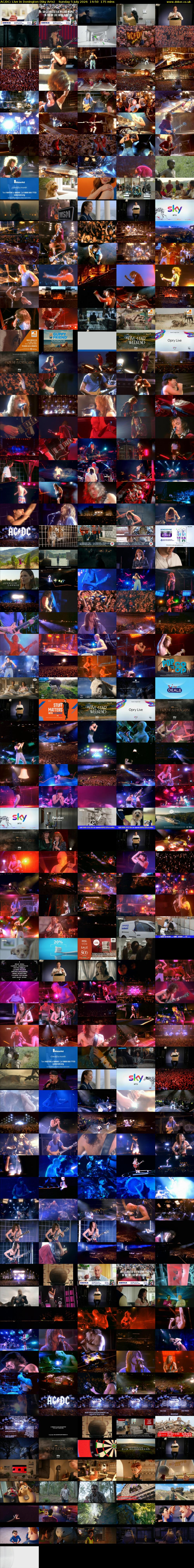 AC/DC: Live in Donington (Sky Arts) Sunday 5 July 2026 14:50 - 17:45