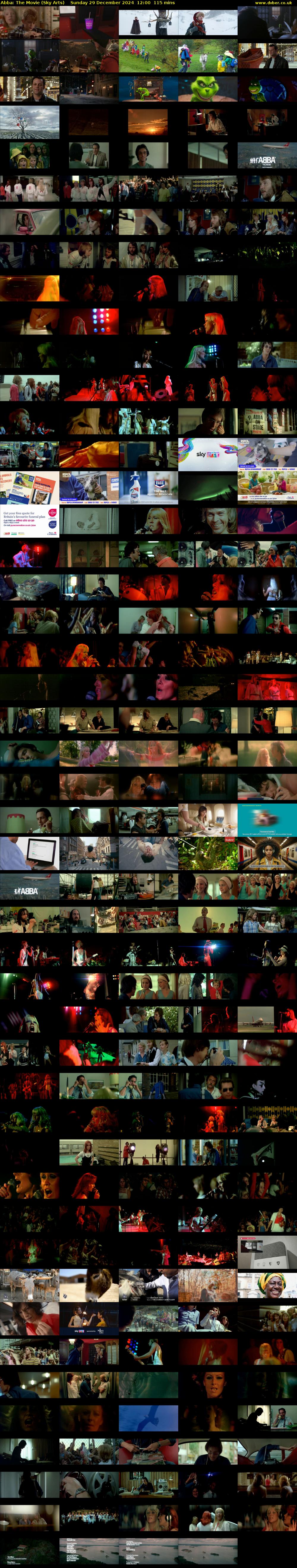 Abba: The Movie (Sky Arts) Sunday 29 December 2024 12:00 - 13:55