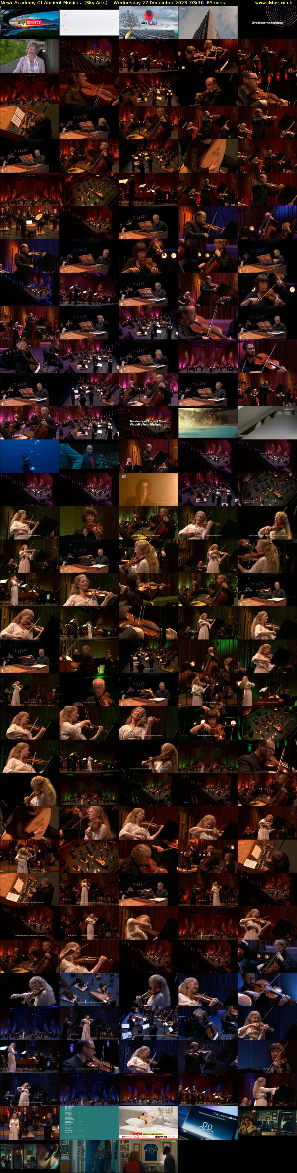 Academy Of Ancient Music:... (Sky Arts) Wednesday 27 December 2023 03:10 - 04:35