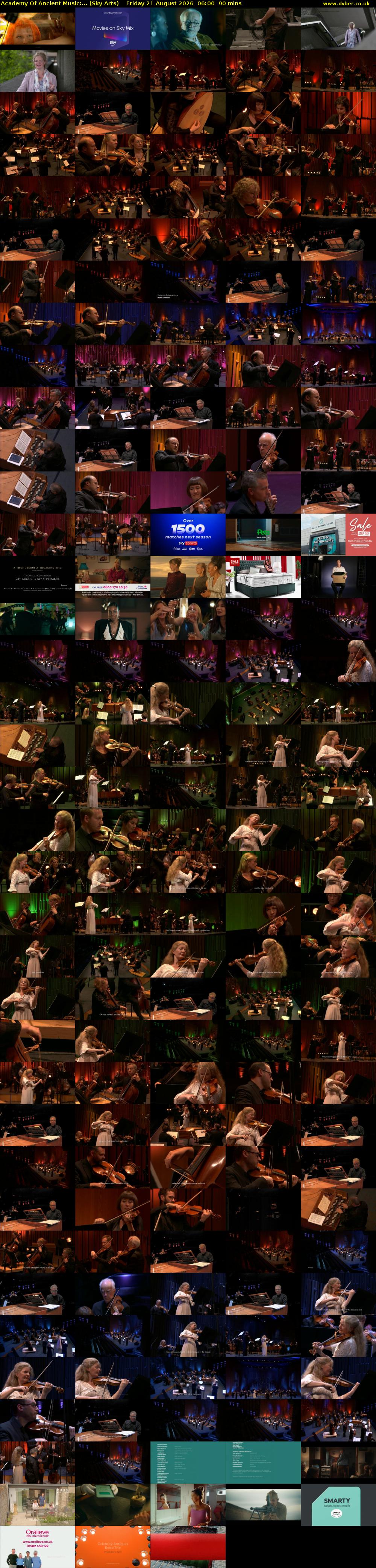 Academy Of Ancient Music:... (Sky Arts) Friday 21 August 2026 06:00 - 07:30