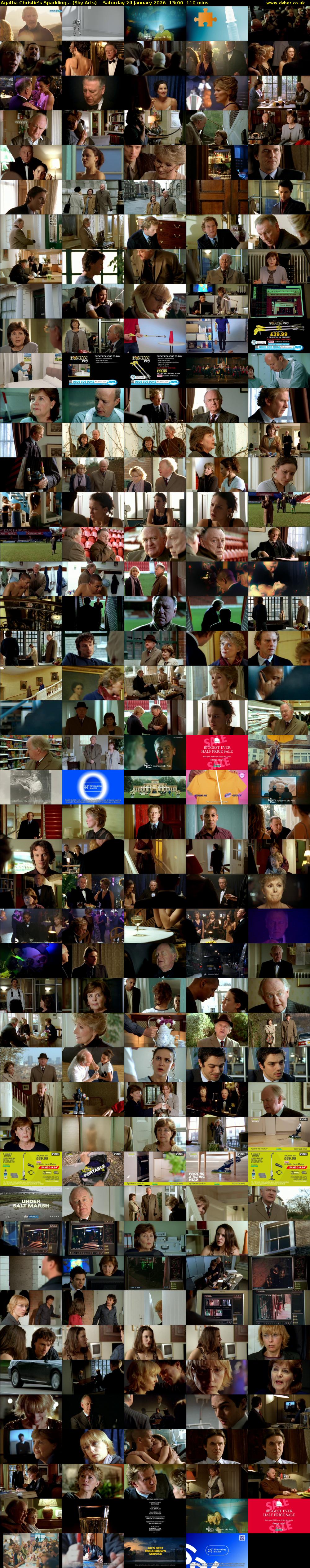 Agatha Christie's Sparkling... (Sky Arts) Saturday 24 January 2026 13:00 - 14:50