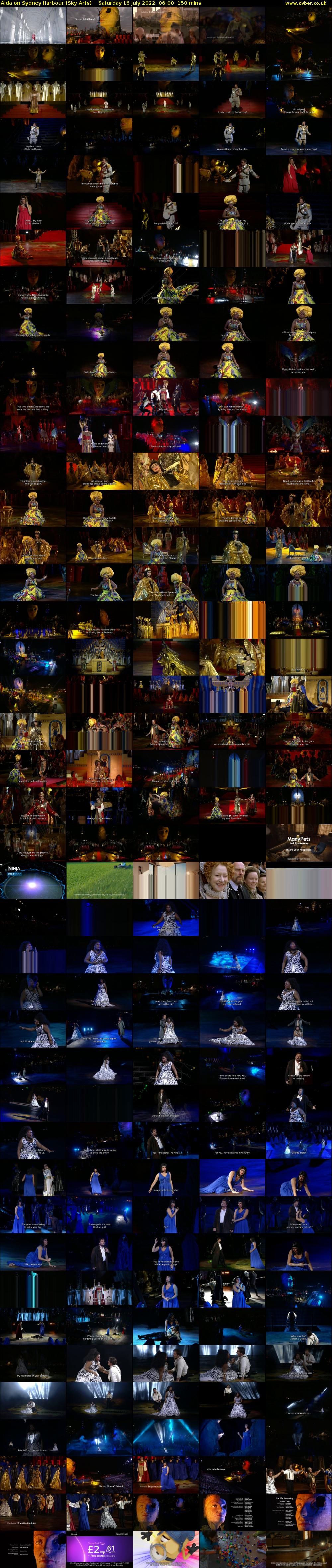 Aida on Sydney Harbour (Sky Arts) Saturday 16 July 2022 06:00 - 08:30