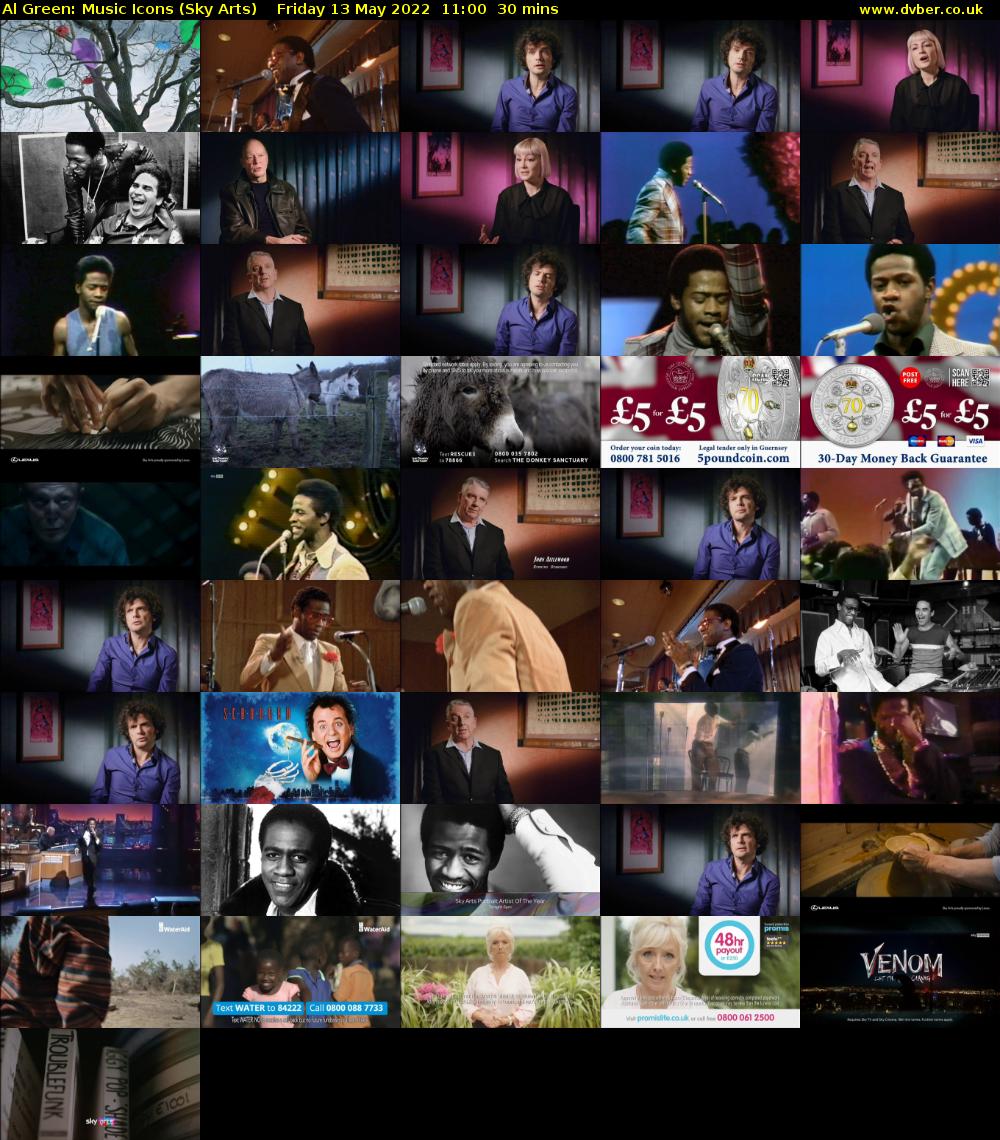 Al Green: Music Icons (Sky Arts) Friday 13 May 2022 11:00 - 11:30