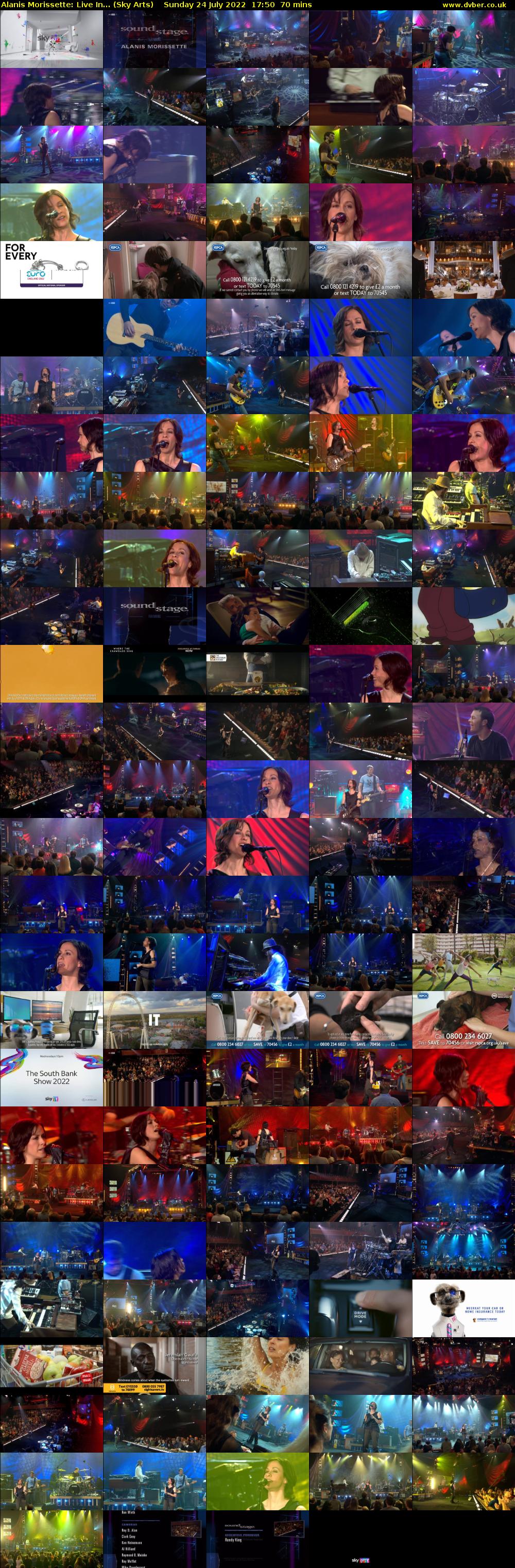 Alanis Morissette: Live In... (Sky Arts) Sunday 24 July 2022 17:50 - 19:00