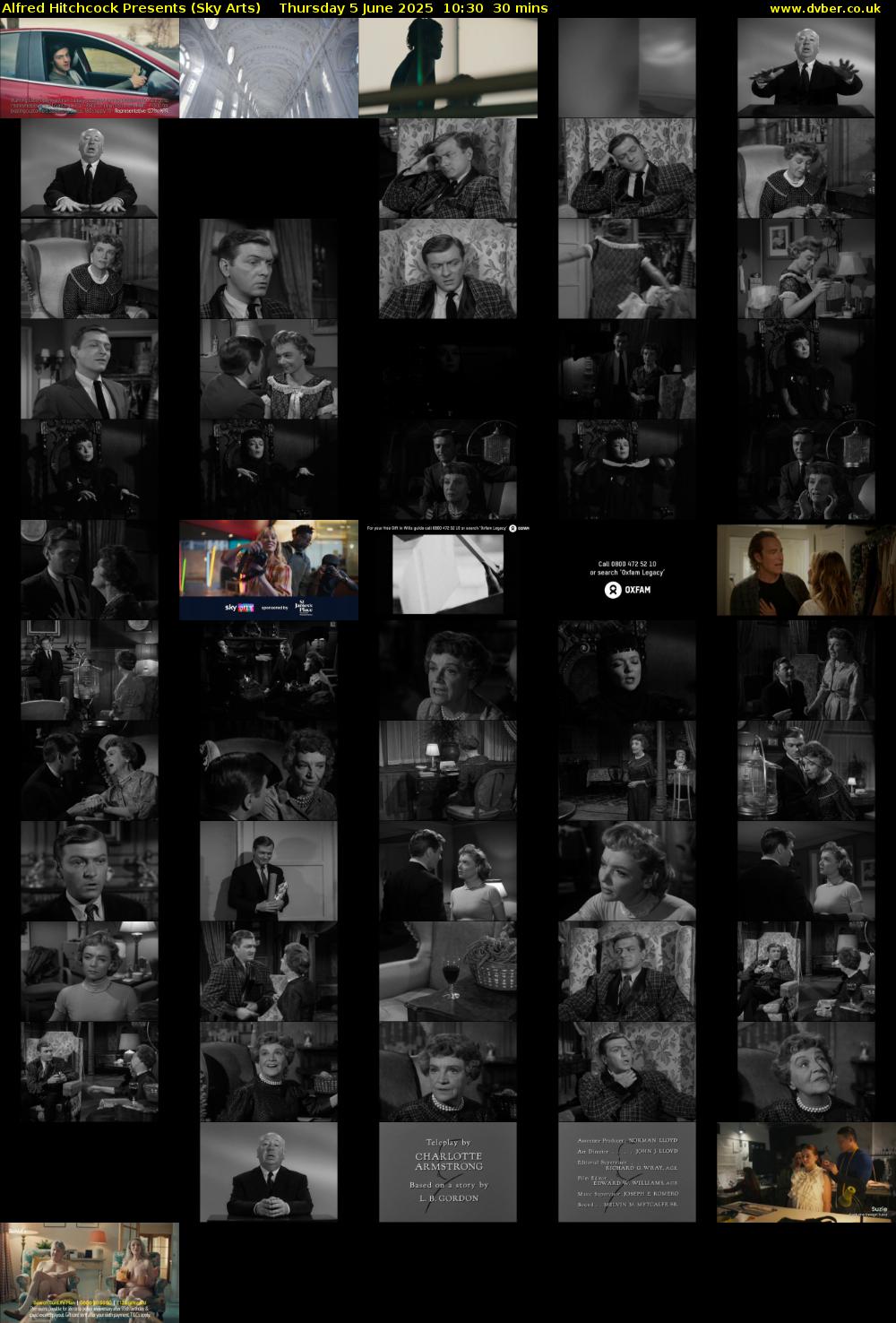 Alfred Hitchcock Presents (Sky Arts) Thursday 5 June 2025 10:30 - 11:00