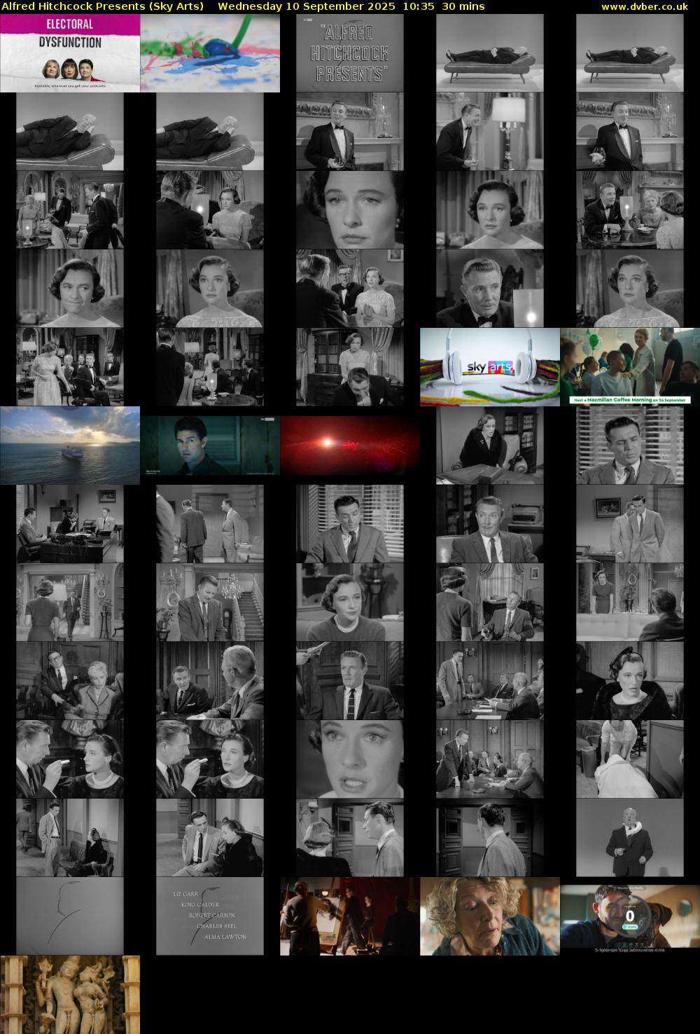 Alfred Hitchcock Presents (Sky Arts) Wednesday 10 September 2025 10:35 - 11:05