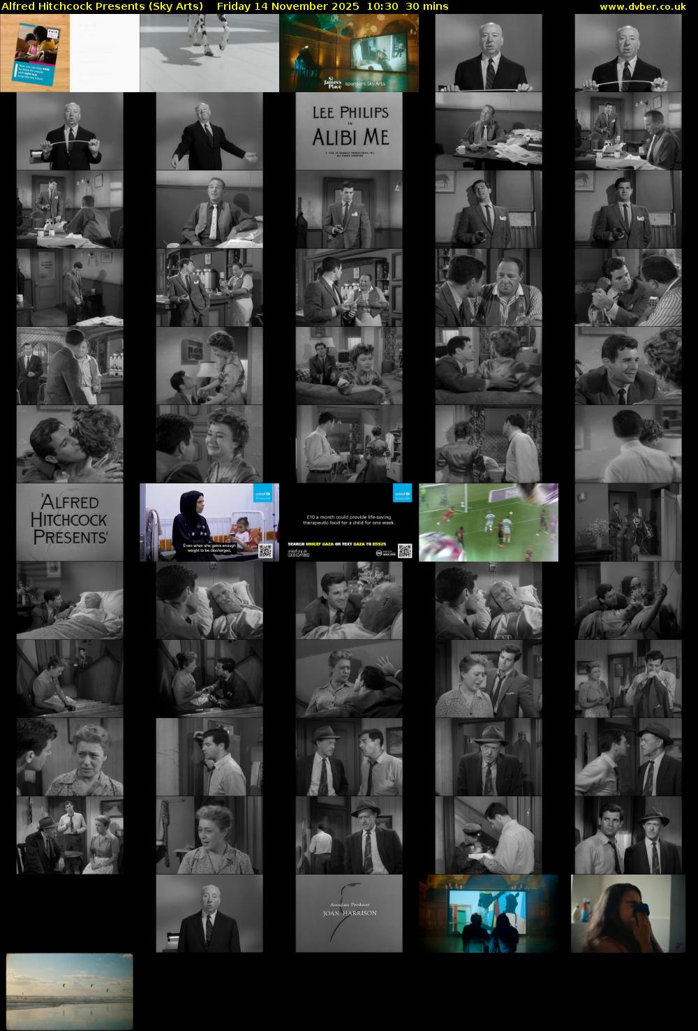 Alfred Hitchcock Presents (Sky Arts) Friday 14 November 2025 10:30 - 11:00