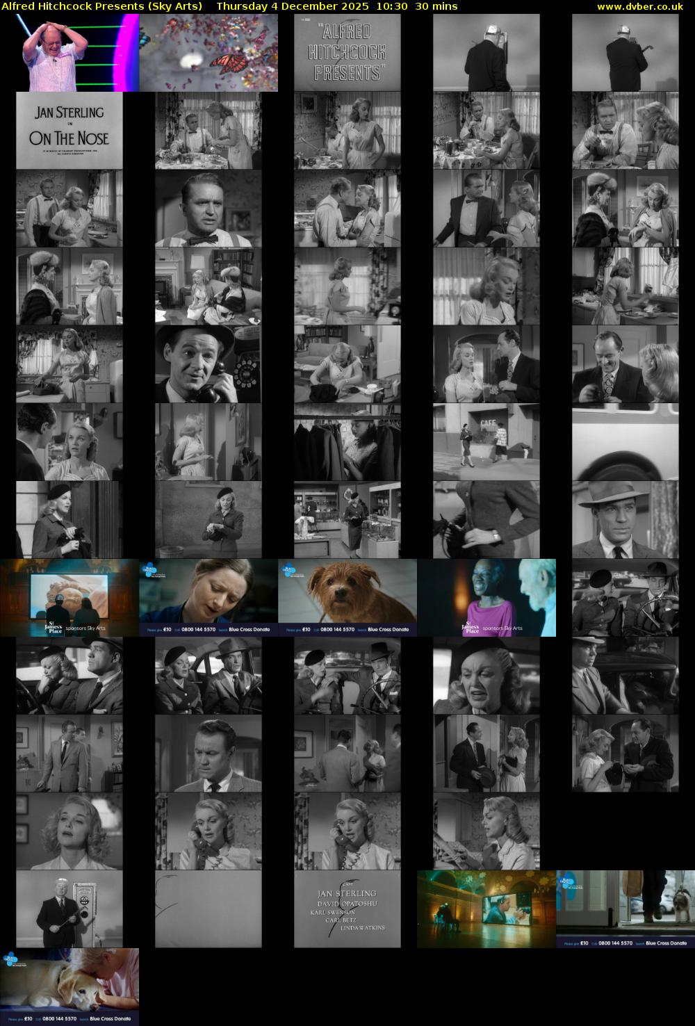 Alfred Hitchcock Presents (Sky Arts) Thursday 4 December 2025 10:30 - 11:00