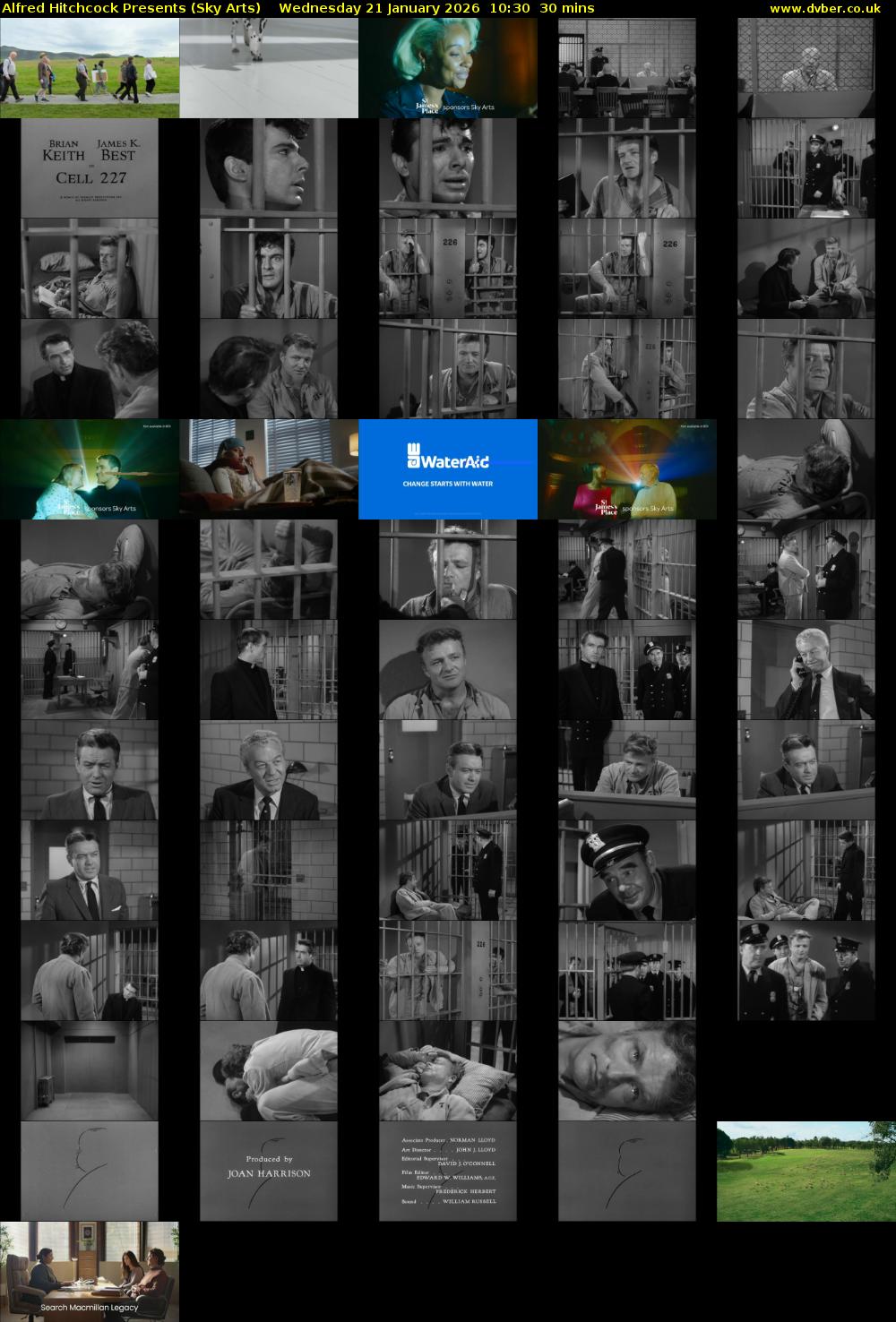 Alfred Hitchcock Presents (Sky Arts) Wednesday 21 January 2026 10:30 - 11:00