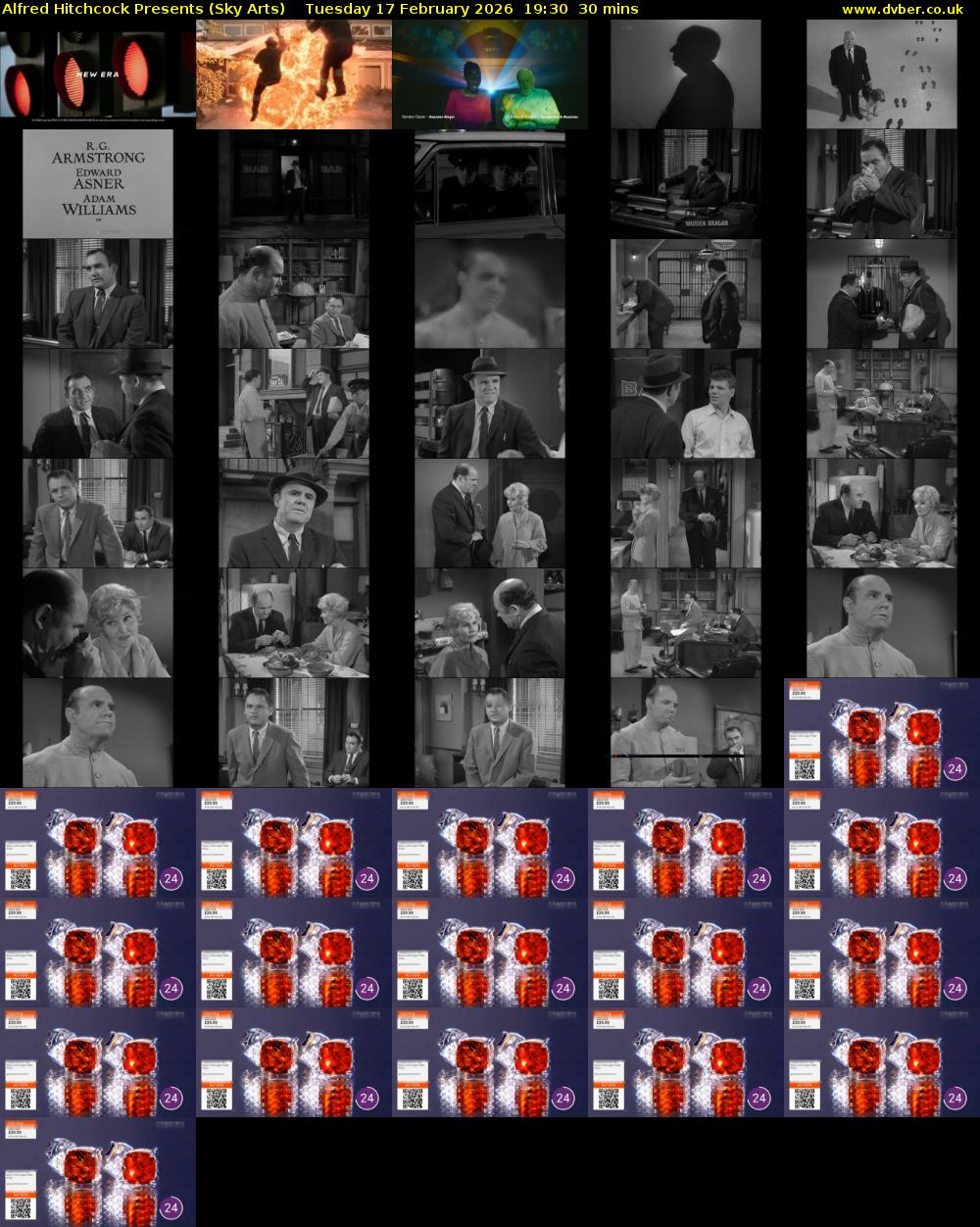 Alfred Hitchcock Presents (Sky Arts) Tuesday 17 February 2026 19:30 - 20:00