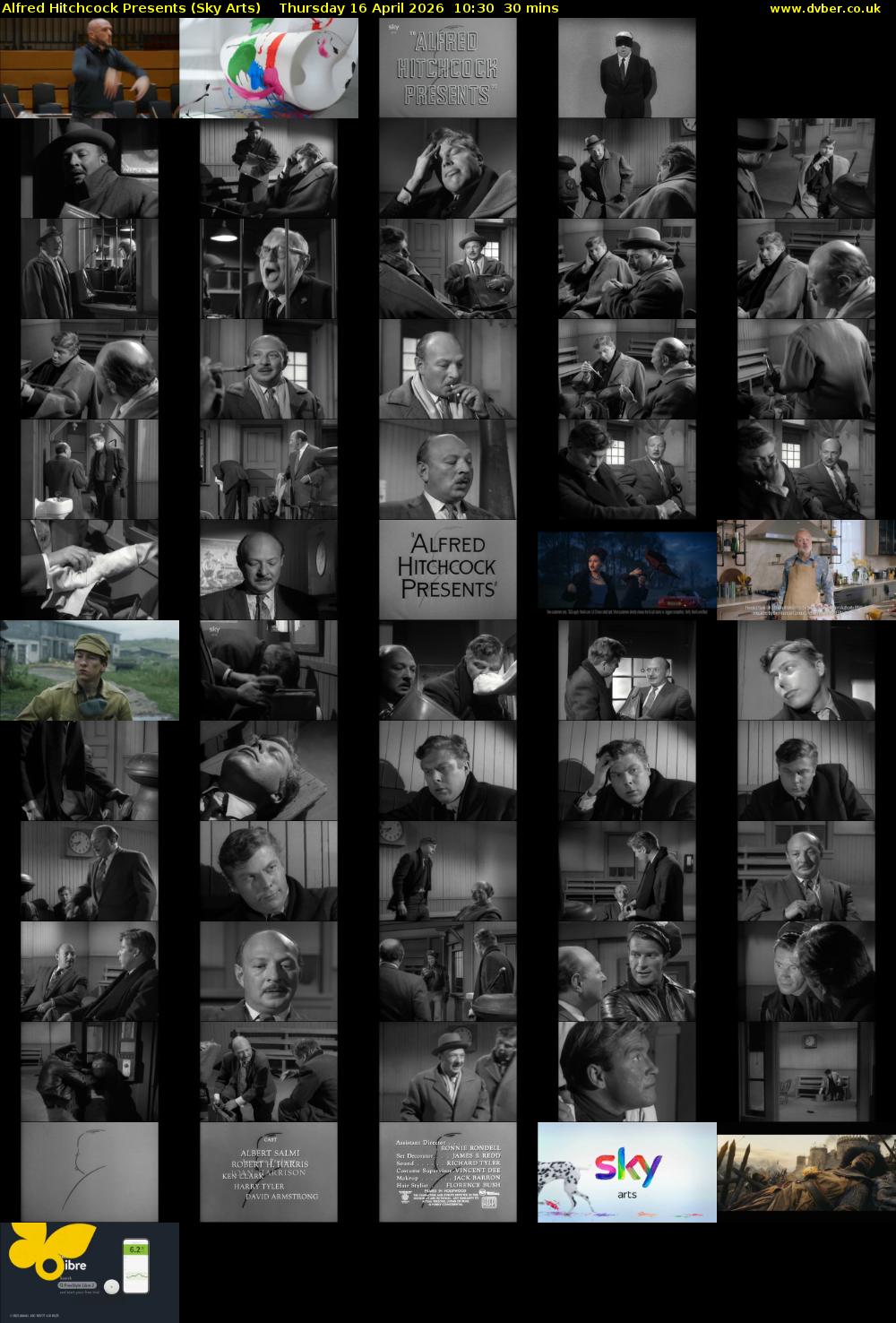 Alfred Hitchcock Presents (Sky Arts) Thursday 16 April 2026 10:30 - 11:00