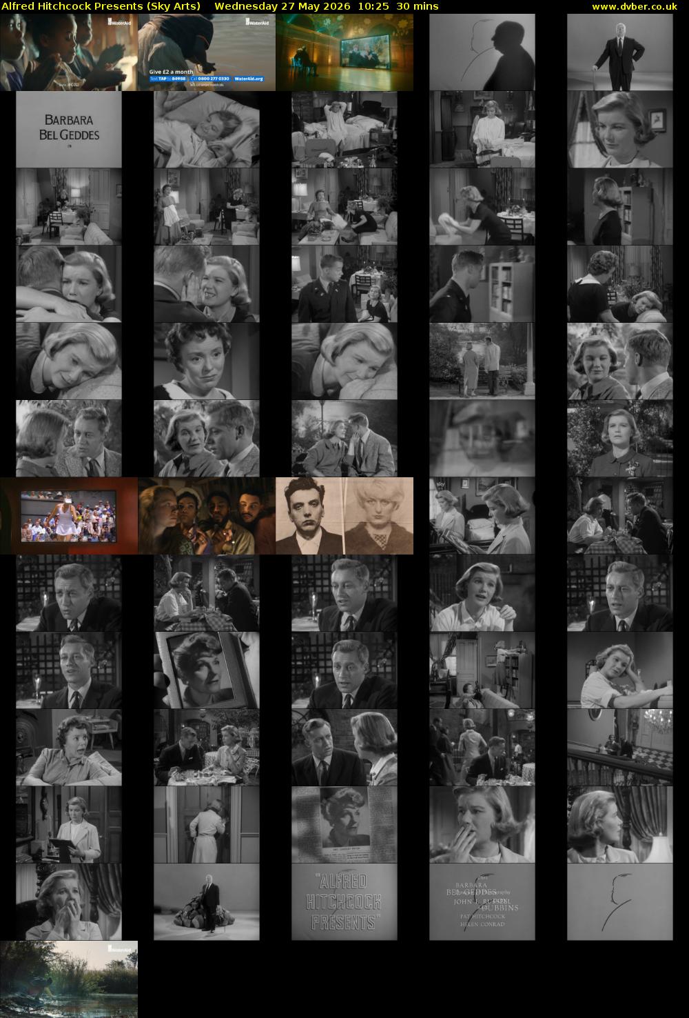Alfred Hitchcock Presents (Sky Arts) Wednesday 27 May 2026 10:25 - 10:55