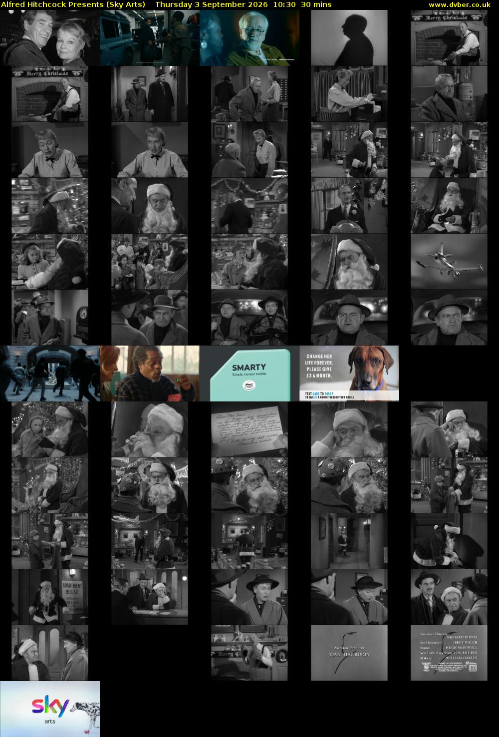 Alfred Hitchcock Presents (Sky Arts) Thursday 3 September 2026 10:30 - 11:00
