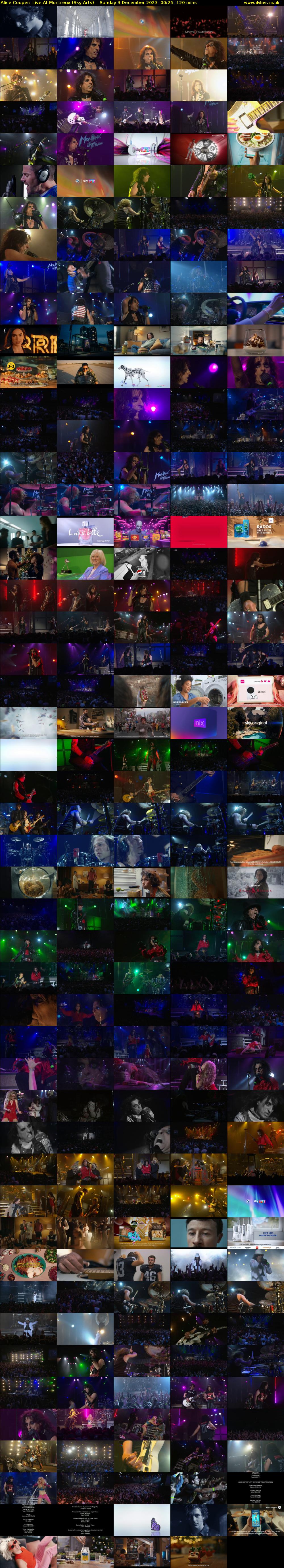 Alice Cooper: Live At Montreux (Sky Arts) Sunday 3 December 2023 00:25 - 02:25