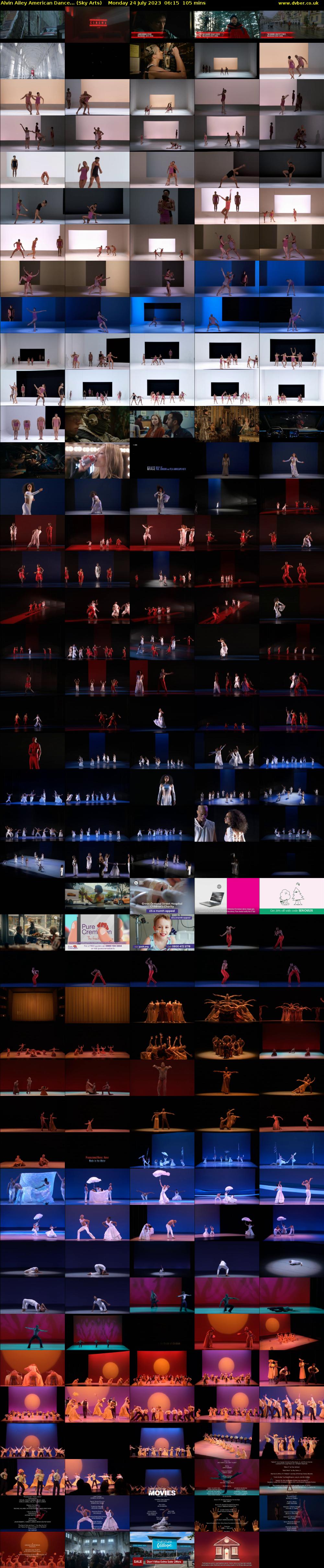 Alvin Ailey American Dance... (Sky Arts) Monday 24 July 2023 06:15 - 08:00