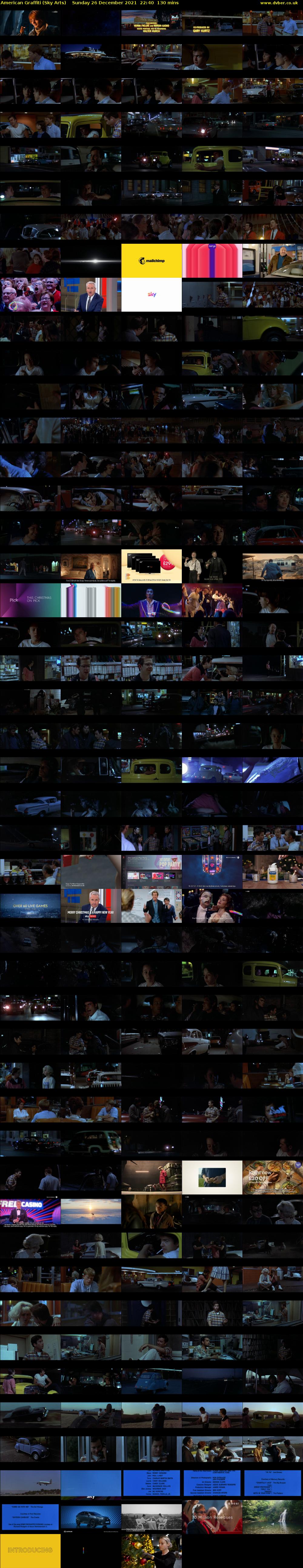 American Graffiti (Sky Arts) Sunday 26 December 2021 22:40 - 00:50