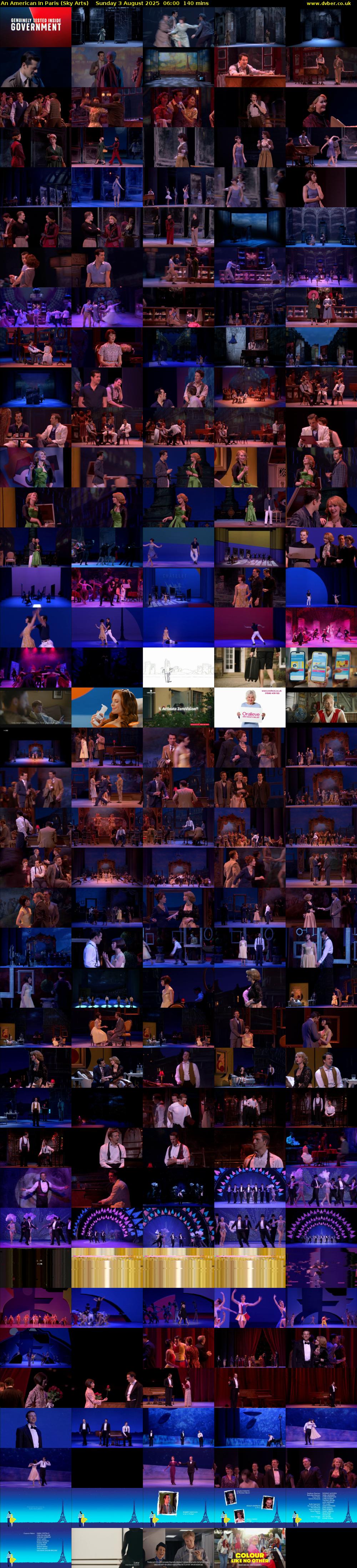 An American In Paris (Sky Arts) Sunday 3 August 2025 06:00 - 08:20