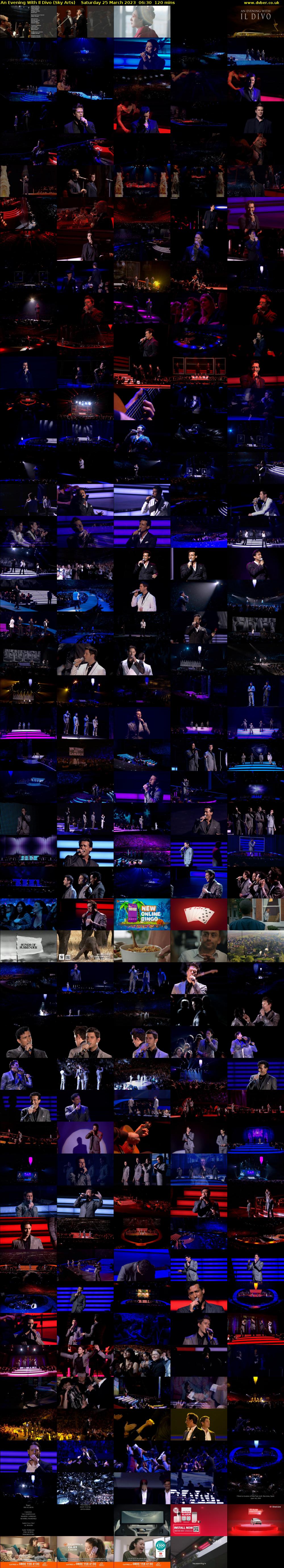 An Evening With Il Divo (Sky Arts) Saturday 25 March 2023 06:30 - 08:30