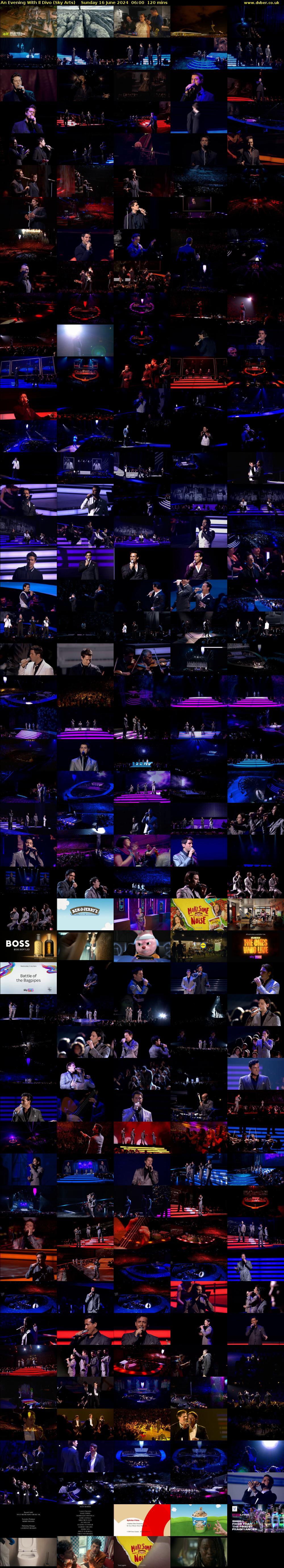 An Evening With Il Divo (Sky Arts) Sunday 16 June 2024 06:00 - 08:00