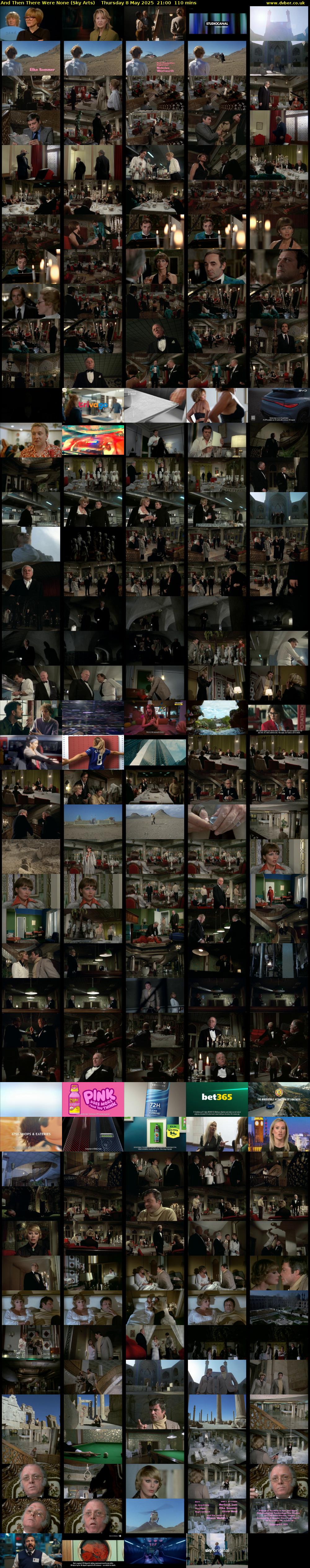 And Then There Were None (Sky Arts) Thursday 8 May 2025 21:00 - 22:50